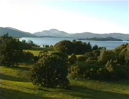 Scenic views to Loch Lomond from our dormitory window